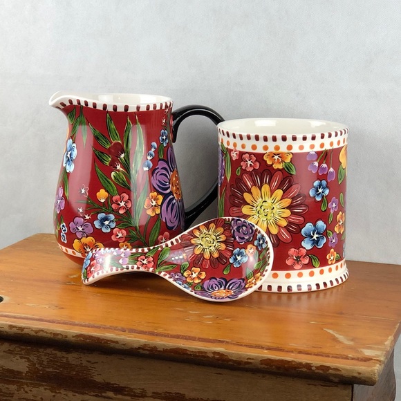 Dolly Parton Floral Kitchen Set - Picture 2 of 10